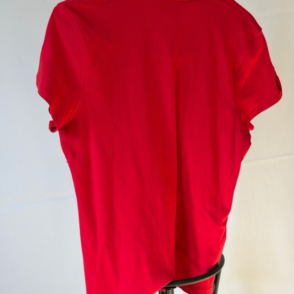 Style & Co. Women's Vibrant Red Button Down Shirt